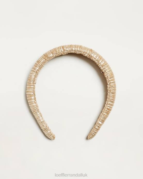 Accessories X82V138 Gold Women Loeffler Randall Marina Puffy Headband