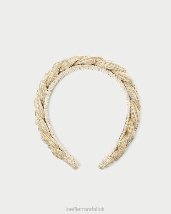 Accessories X82V139 Gold Women Loeffler Randall Lilac Braided Headband
