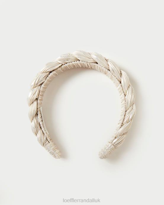 Accessories X82V140 Platinum Women Loeffler Randall Lilac Braided Headband
