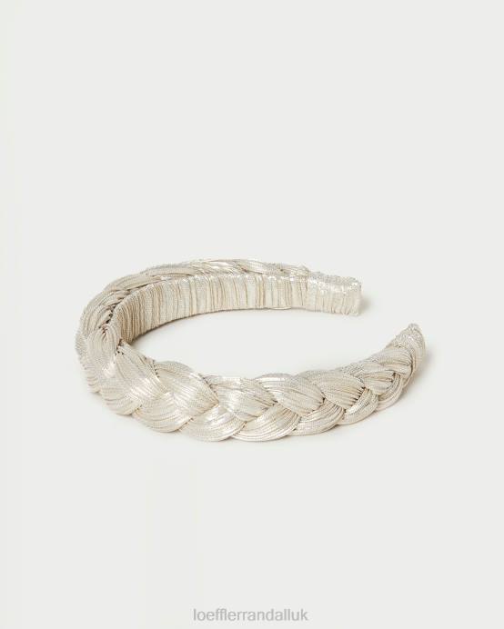 Accessories X82V140 Platinum Women Loeffler Randall Lilac Braided Headband