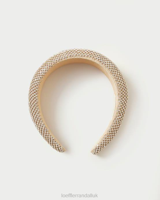 Accessories X82V141 Gold Women Loeffler Randall Bellamy Diamante Headband