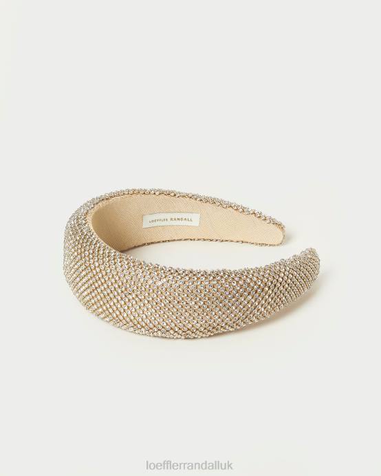 Accessories X82V141 Gold Women Loeffler Randall Bellamy Diamante Headband