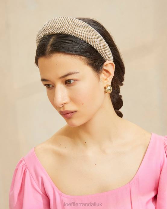 Accessories X82V141 Gold Women Loeffler Randall Bellamy Diamante Headband