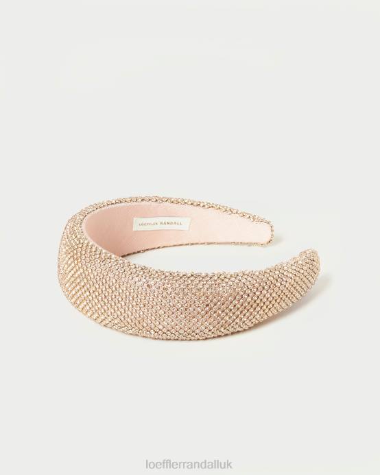 Accessories X82V142 Light Peach Women Loeffler Randall Bellamy Diamante Headband