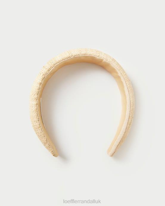 Accessories X82V144 Natural Women Loeffler Randall Bellamy Puffy Headband