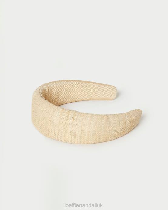 Accessories X82V144 Natural Women Loeffler Randall Bellamy Puffy Headband