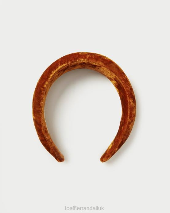 Accessories X82V145 Ochre Women Loeffler Randall Bellamy Velvet Headband