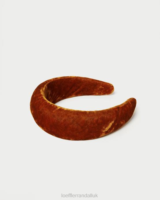 Accessories X82V145 Ochre Women Loeffler Randall Bellamy Velvet Headband