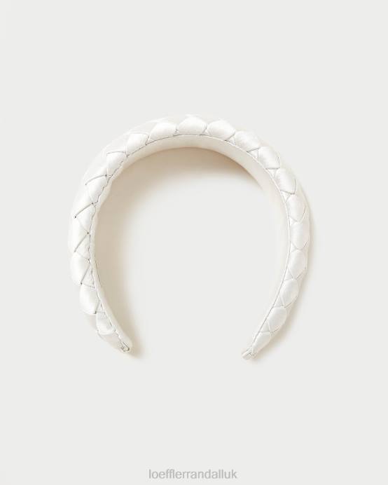 Accessories X82V146 Cream Women Loeffler Randall Everly Puffy Woven Headband