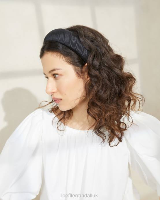 Accessories X82V148 Black Moire Women Loeffler Randall Bellamy Headband