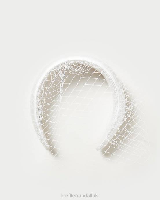Accessories X82V149 Cream Women Loeffler Randall Adora Veiled Headband