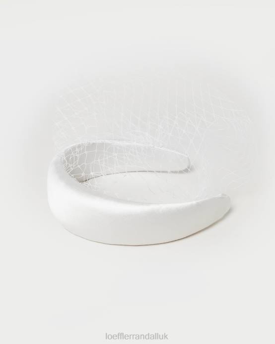 Accessories X82V149 Cream Women Loeffler Randall Adora Veiled Headband