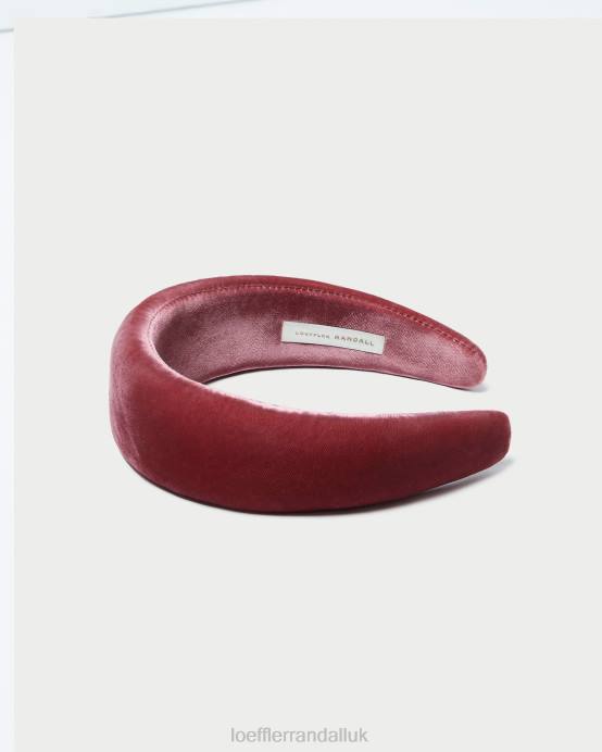 Accessories X82V152 Tea Rose Women Loeffler Randall Bellamy Velvet Headband