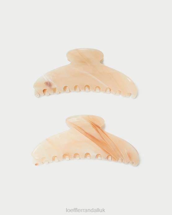 Accessories X82V157 Beige Marble Women Loeffler Randall Koda Hair Claw