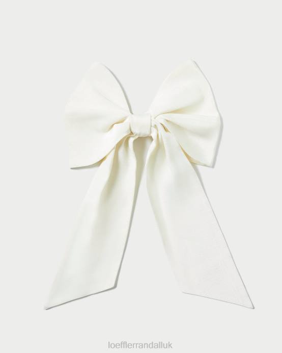 Accessories X82V160 Cream Women Loeffler Randall Cherie Oversized Hair Bow