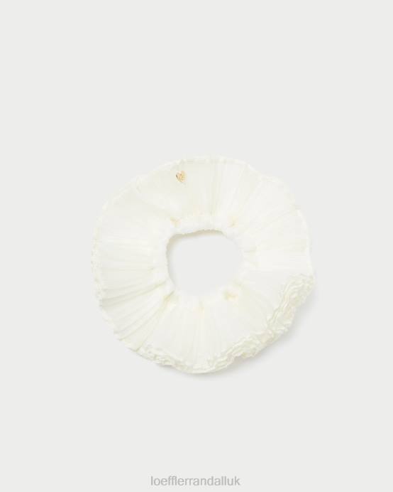 Accessories X82V161 Pearl Women Loeffler Randall Emmy Pleated Layer Scrunchie