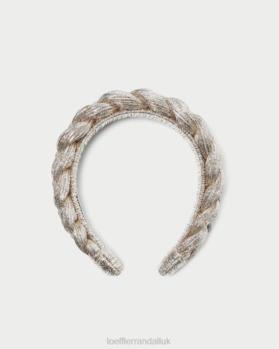 Accessories X82V164 Champagne Women Loeffler Randall Lilac Braided Headband
