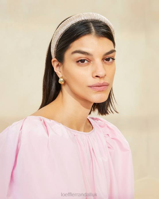Accessories X82V165 Champagne Women Loeffler Randall Marina Puffy Headband