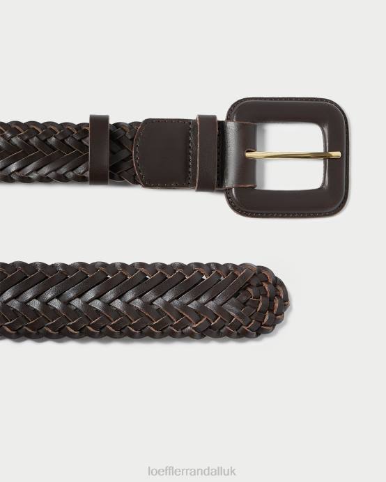 Accessories X82V168 Chocolate Women Loeffler Randall Oliver Thin Belt
