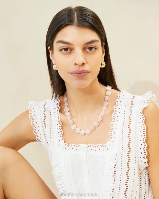 Accessories X82V411 Ballet Women Loeffler Randall Mina Floral Beaded Necklace