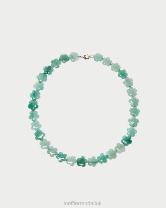 Accessories X82V412 Sage Women Loeffler Randall Mina Floral Beaded Necklace