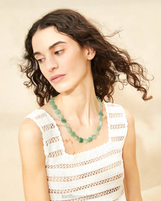 Accessories X82V412 Sage Women Loeffler Randall Mina Floral Beaded Necklace