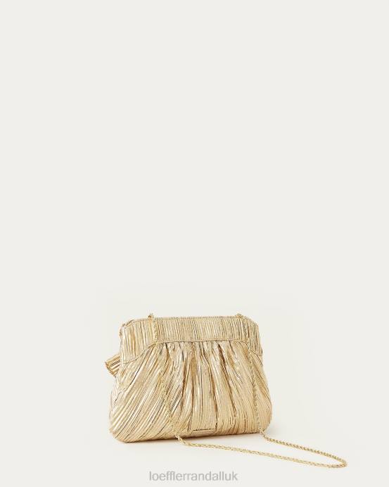 Bags X82V333 Gold Women Loeffler Randall Rayne Bow Clutch