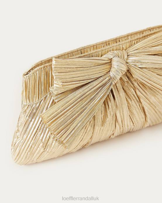 Bags X82V333 Gold Women Loeffler Randall Rayne Bow Clutch