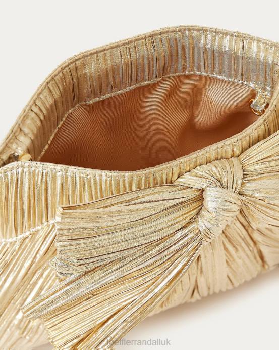 Bags X82V333 Gold Women Loeffler Randall Rayne Bow Clutch