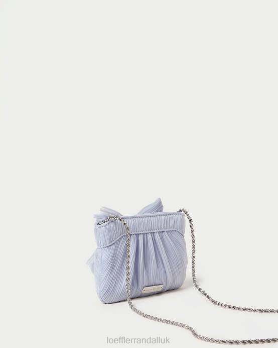 Bags X82V339 Blue Women Loeffler Randall Rochelle Mini Bow Clutch