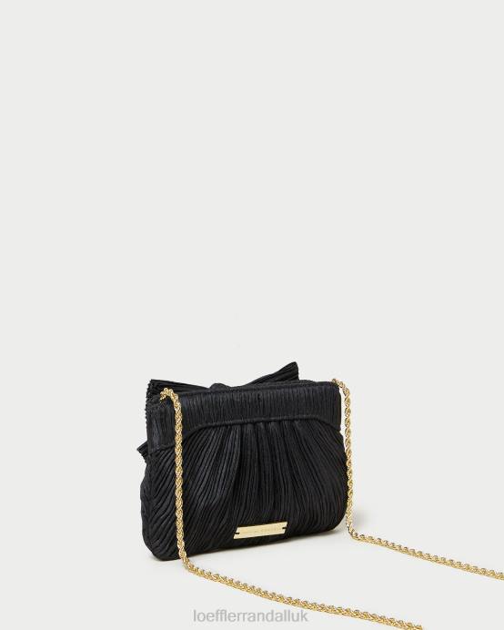 Bags X82V349 Black Women Loeffler Randall Rochelle Mini Bow Clutch