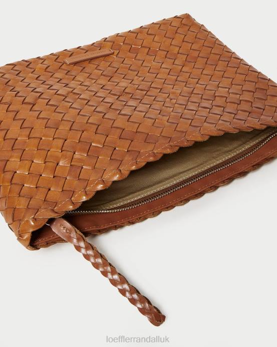 Bags X82V353 Timber Women Loeffler Randall Marissa Flat Woven Clutch