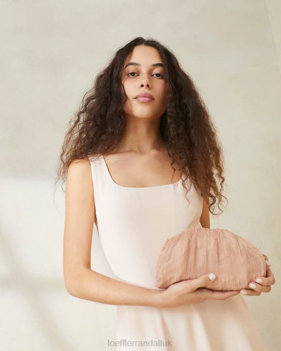 Bags X82V358 Beauty Women Loeffler Randall Bailey Pleated Dome Clutch
