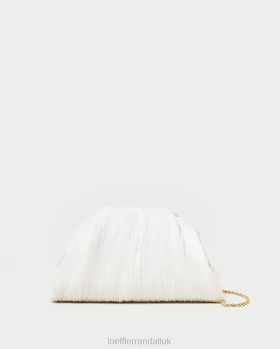 Bags X82V360 Pearl Women Loeffler Randall Bailey Pleated Dome Clutch