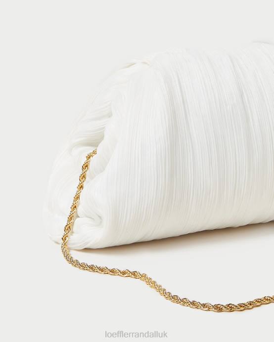 Bags X82V360 Pearl Women Loeffler Randall Bailey Pleated Dome Clutch