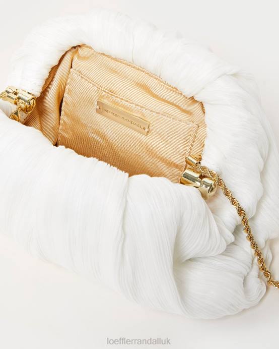 Bags X82V360 Pearl Women Loeffler Randall Bailey Pleated Dome Clutch
