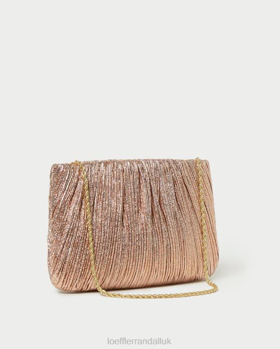 Bags X82V366 Dune Women Loeffler Randall Brit Flat Pleated Clutch