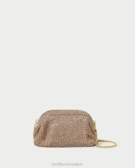 Bags X82V369 Light Peach Women Loeffler Randall Doris Diamante Mini Pouch