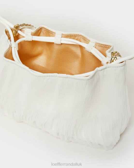 Bags X82V371 Pearl Women Loeffler Randall Layne Rhinestone Pleated Pouch