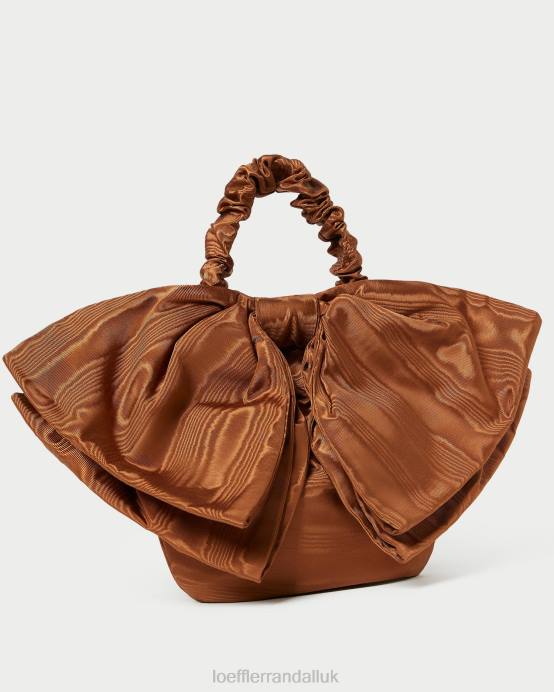 Bags X82V382 Nutmeg Women Loeffler Randall Sierra Mini Bow Clutch
