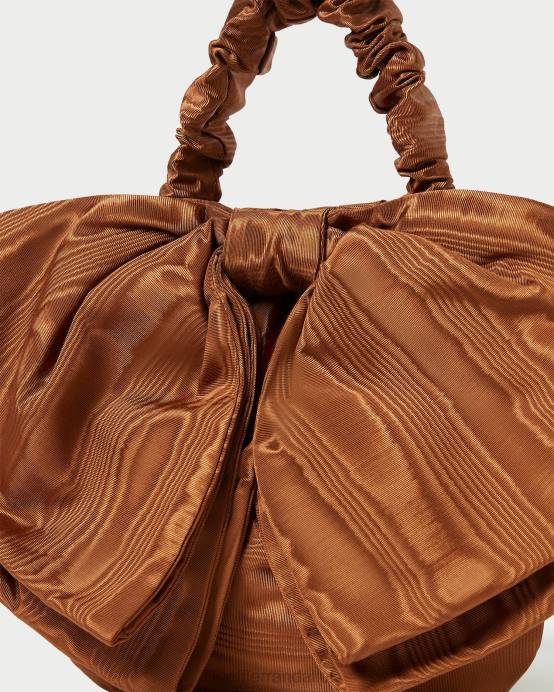 Bags X82V382 Nutmeg Women Loeffler Randall Sierra Mini Bow Clutch