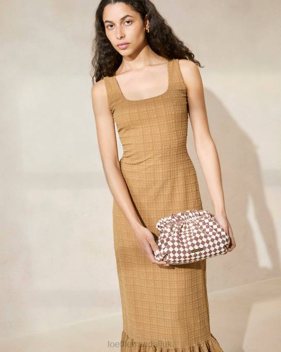 Bags X82V383 Brown/Cream Women Loeffler Randall Willa Mini Pouch