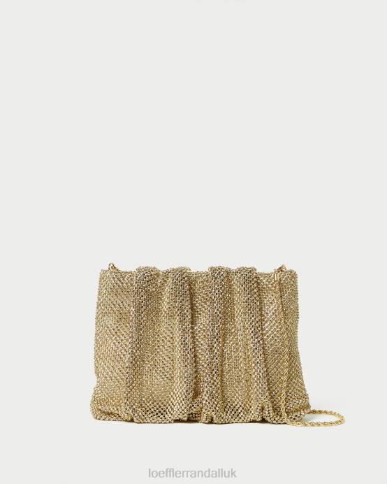 Bags X82V385 Hay Women Loeffler Randall Ember Diamante Gathered Clutch