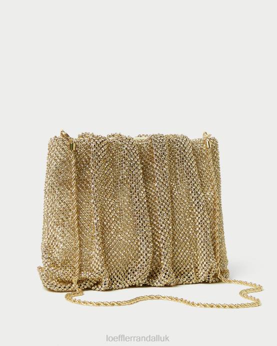 Bags X82V385 Hay Women Loeffler Randall Ember Diamante Gathered Clutch