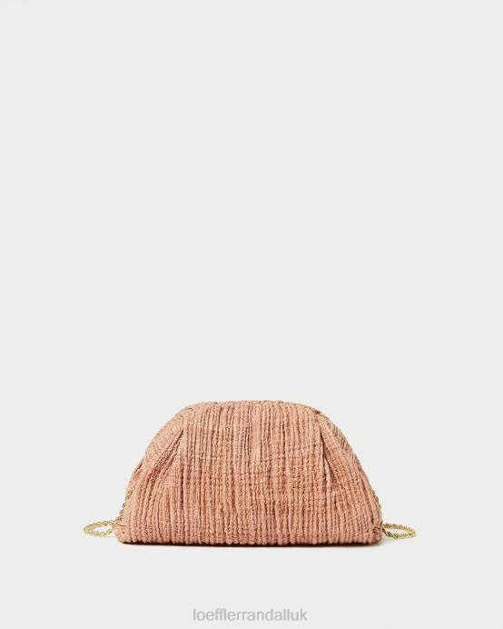 Bags X82V387 Blush Women Loeffler Randall Bailey Pleated Dome Clutch
