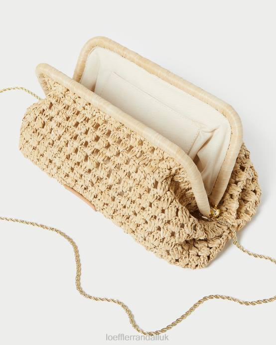Bags X82V390 Natural Women Loeffler Randall Trudie Frame Clutch