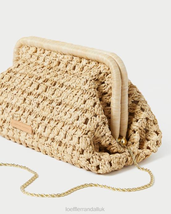 Bags X82V390 Natural Women Loeffler Randall Trudie Frame Clutch