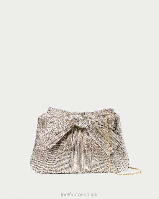 Bags X82V394 Champagne Women Loeffler Randall Rayne Bow Clutch