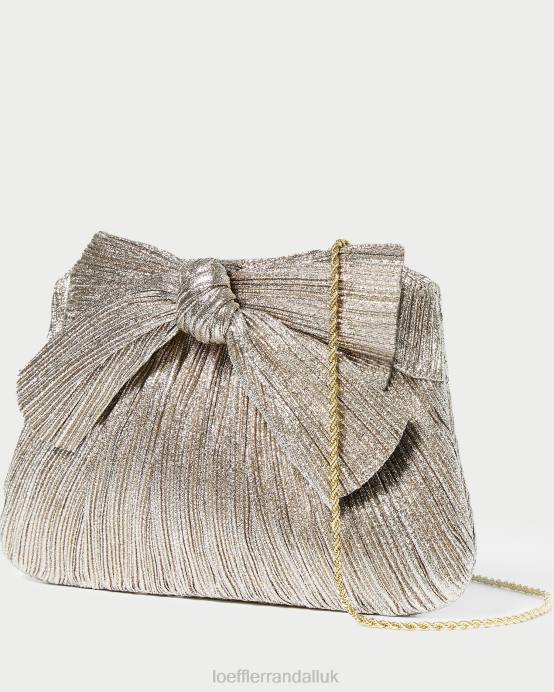 Bags X82V394 Champagne Women Loeffler Randall Rayne Bow Clutch