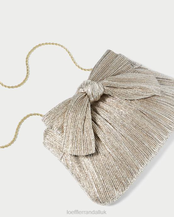 Bags X82V394 Champagne Women Loeffler Randall Rayne Bow Clutch